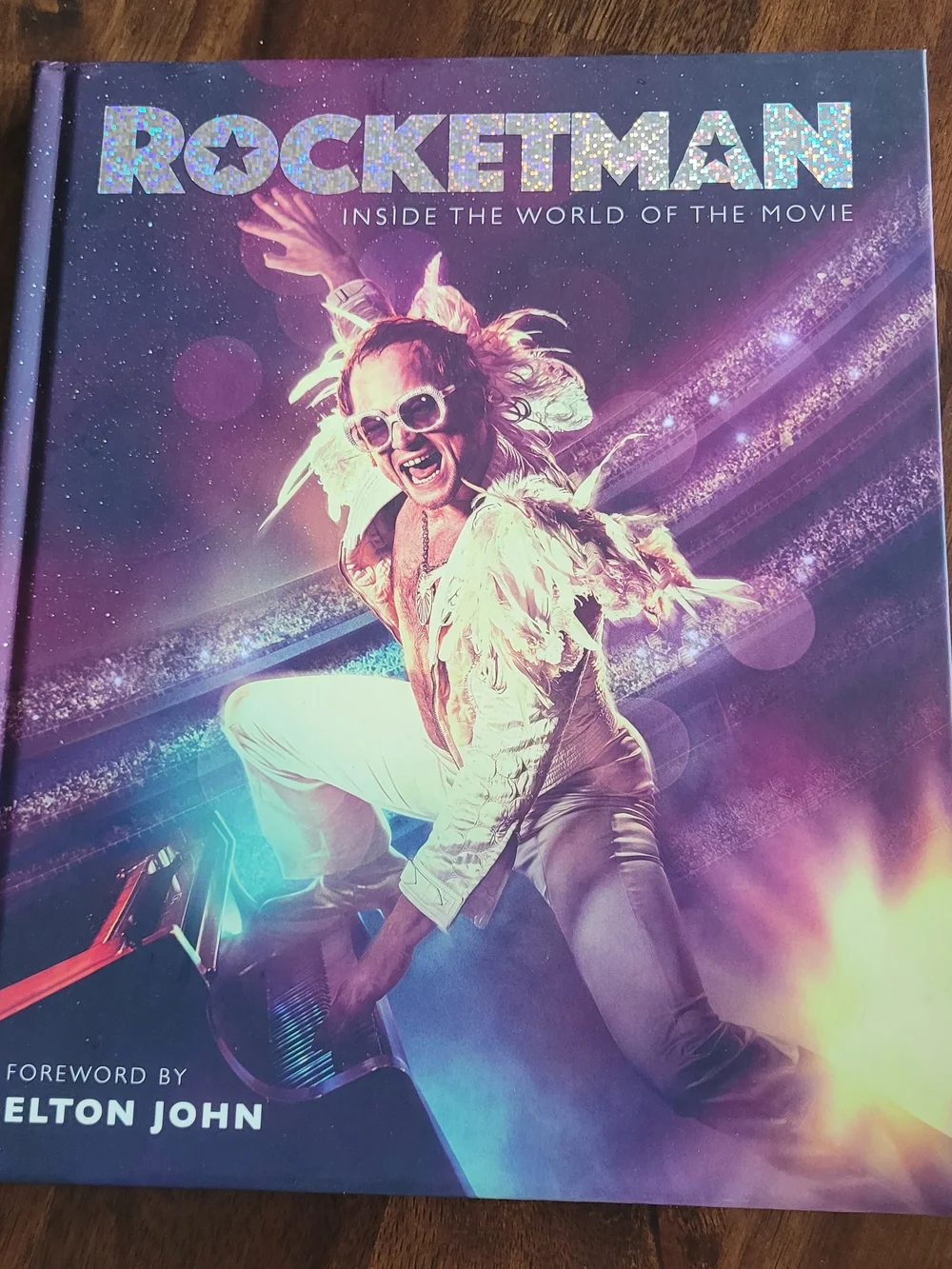 Rocketman Hardcover Book — Purple Gradient Cover